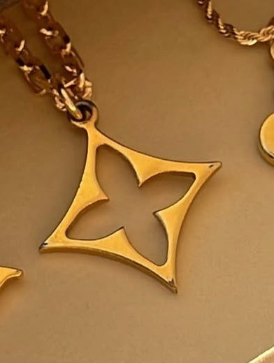 LOUIS VUITTON THIN STAR NECKLACE