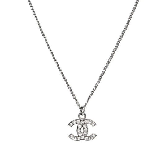 CC CHANEL DIAMATÈ NECKLACE SILVER