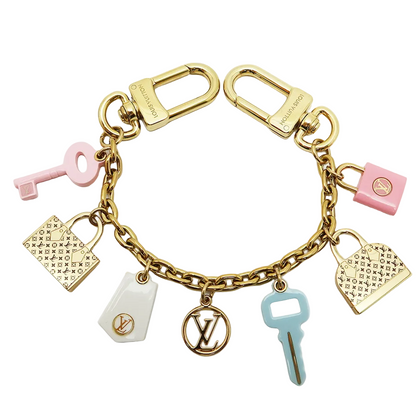 LOUIS VUITTON BLUE KEY ICONICS NECKLACE
