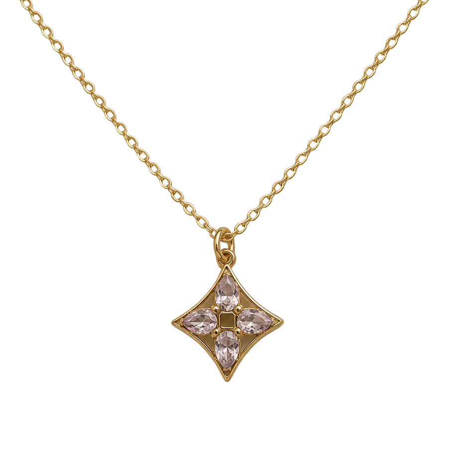 LOUIS VUITTON PINK DAINTY CHARM NECKLACE