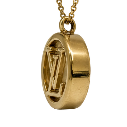 LOUIS VUITTON CIRCLE DAINTY NECKLACE