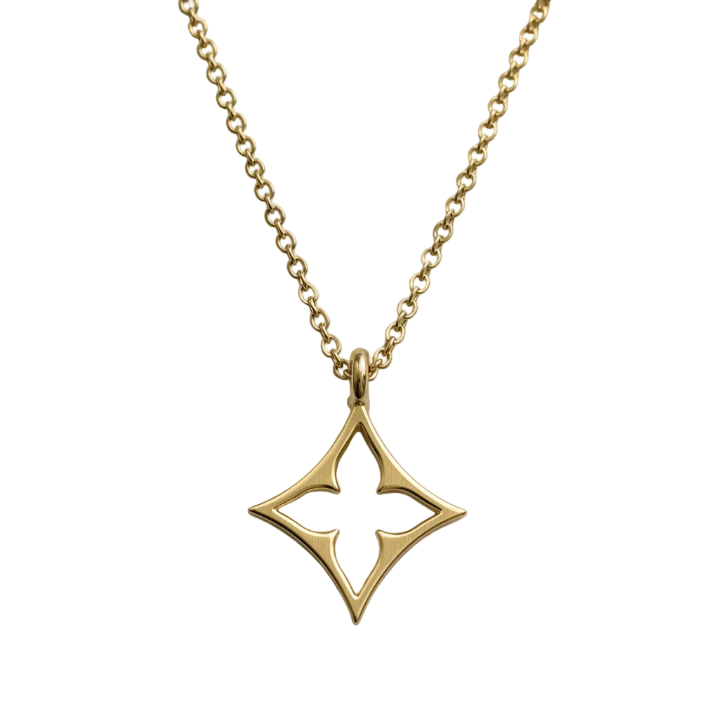 LOUIS VUITTON THIN STAR NECKLACE