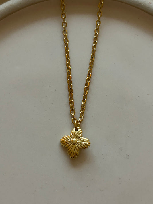 LOUIS VUITTON CHARM DAINTY FLOWER NECKLACE