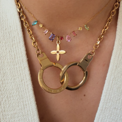 LOUIS VUITTON STAR CUBIC ZIRCONIA NECKLACE (PRE-ORDER)