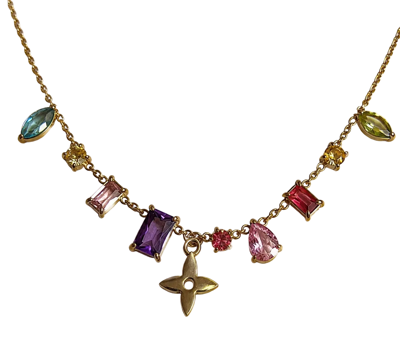 LOUIS VUITTON STAR CUBIC ZIRCONIA NECKLACE (PRE-ORDER)