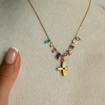 LOUIS VUITTON STAR CUBIC ZIRCONIA NECKLACE (PRE-ORDER)