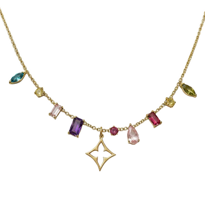 LOUIS VUITTON STAR CUBIC ZIRCONIA NECKLACE (PRE-ORDER)