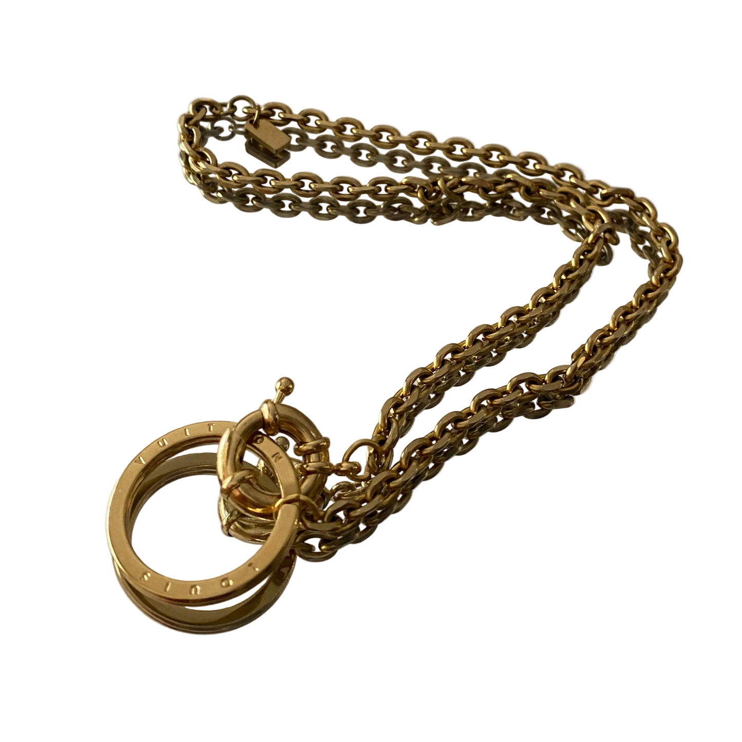LOUIS VUITTON CLASP REWORKED NECKLACE