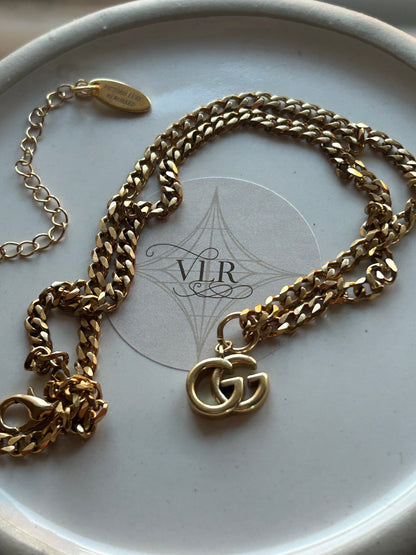 GUCCI GG LOGO NECKLACE