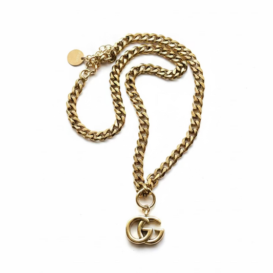 GUCCI GG LOGO NECKLACE