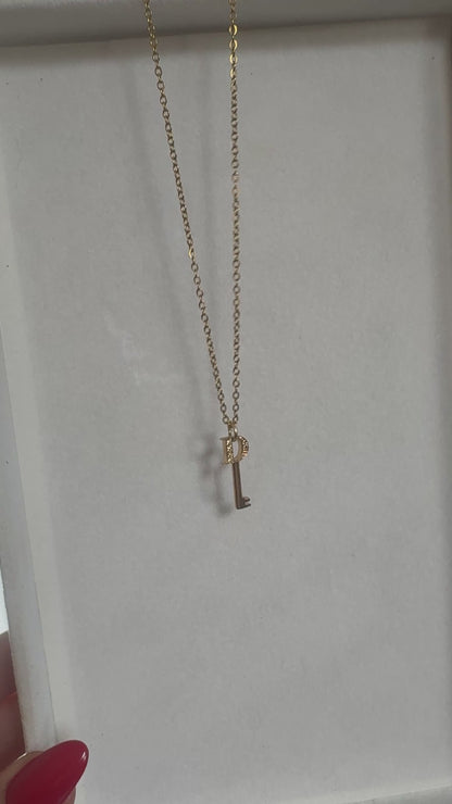 DIOR GALLIANO DAINTY KEY NECKLACE (RARE)