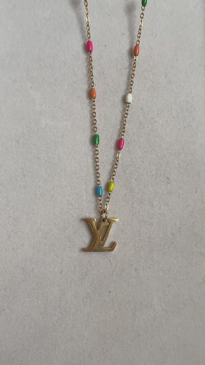 LOUIS VUITTON MULTI COLOUR LV (RARE)