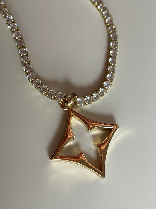 LOUIS VUITTON DIAMANTÈ STAR CHARM NECKLACE (pre-order 2-3)